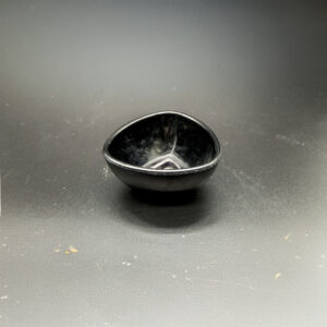 kínáló, fekete, 6,5x3 cm (fingerfood)