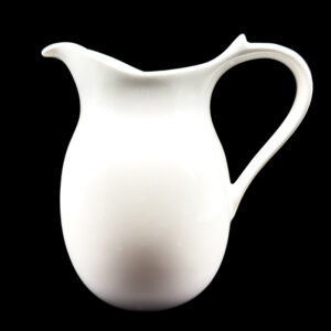 Kancsó fehér porcelán 1L