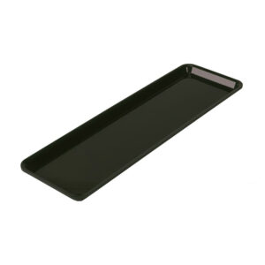 Kínáló tálca fekete 16x52,5 cm