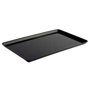 Kínáló tálca fekete 32,5x52,5 cm
